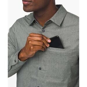 EUC lululemon Mens Masons Peak Long Sleeve Shirt - L